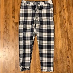 Plaid slacks